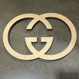 Double “G” Wooden Logos